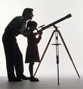 telescope_father_daughter