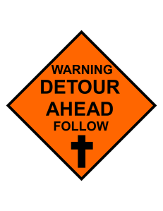 WARNING DETOUR
