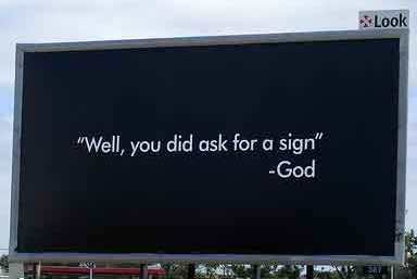 God sign 2