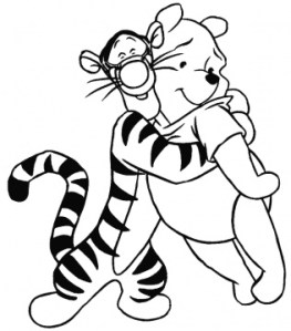 hugging-pooh-coloring-page